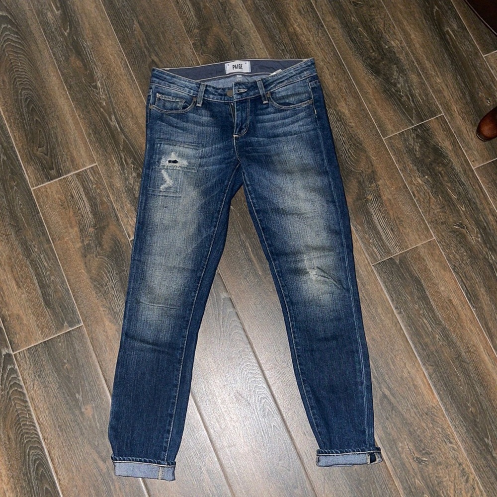 Paige Skyline Ankle Peg Jeans